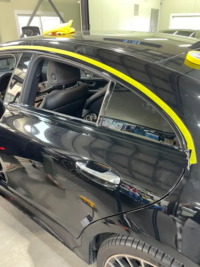 벤츠 CLS450 크롬죽이기 시공 사진 5
