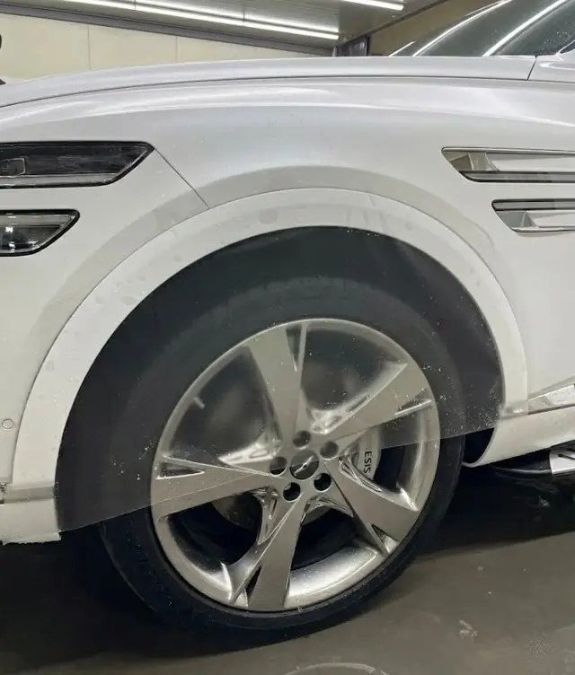 제네시스 GV80 무광 PPF 시공 사진 2