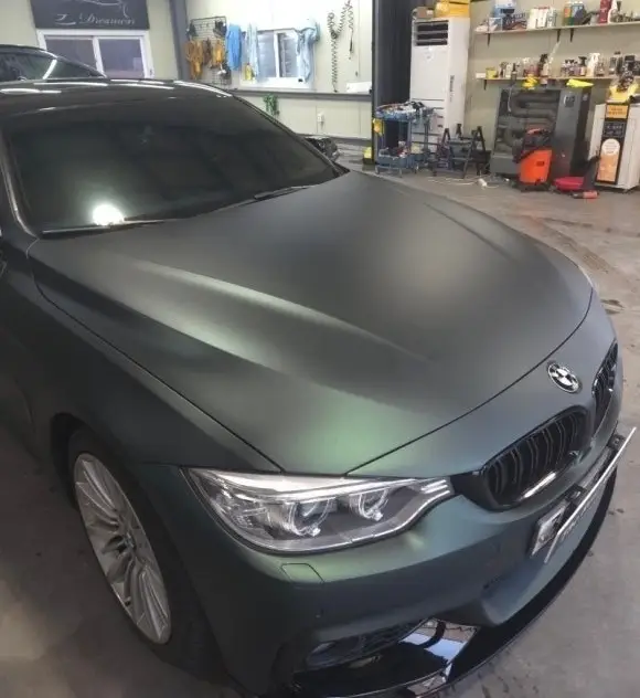 BMW 420d 랩핑 시공 사진 9
